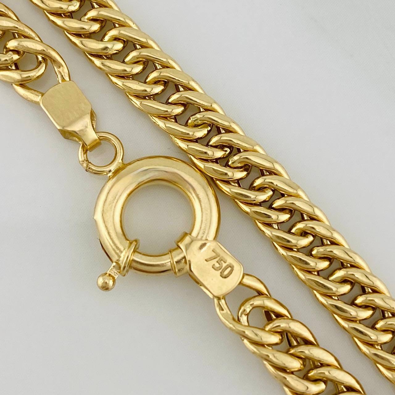 Pulso Cubano 6.4g / 20cm / 5.48mm Oro Amarillo 18K