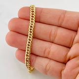 Pulso Cubano 6.4g / 20cm / 5.48mm Oro Amarillo 18K