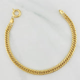 Pulso Cubano 6.4g / 20cm / 5.48mm Oro Amarillo 18K