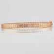 Pulso Aro Círculos 6.65g / 19.5cm / 4.5mm Oro Rosa 18K
