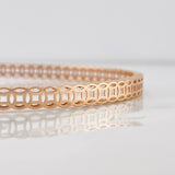 Pulso Aro Circular 7.05g / 18cm / 4.28mm Oro Rosa 18K
