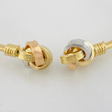 Pulso Aro Nudo 4.6g / 18cm / 2.12mm Tres Oros 18K