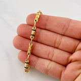Pulso Tornillo 5.25g / 21cm / 3.89mm Oro Amarillo 18K