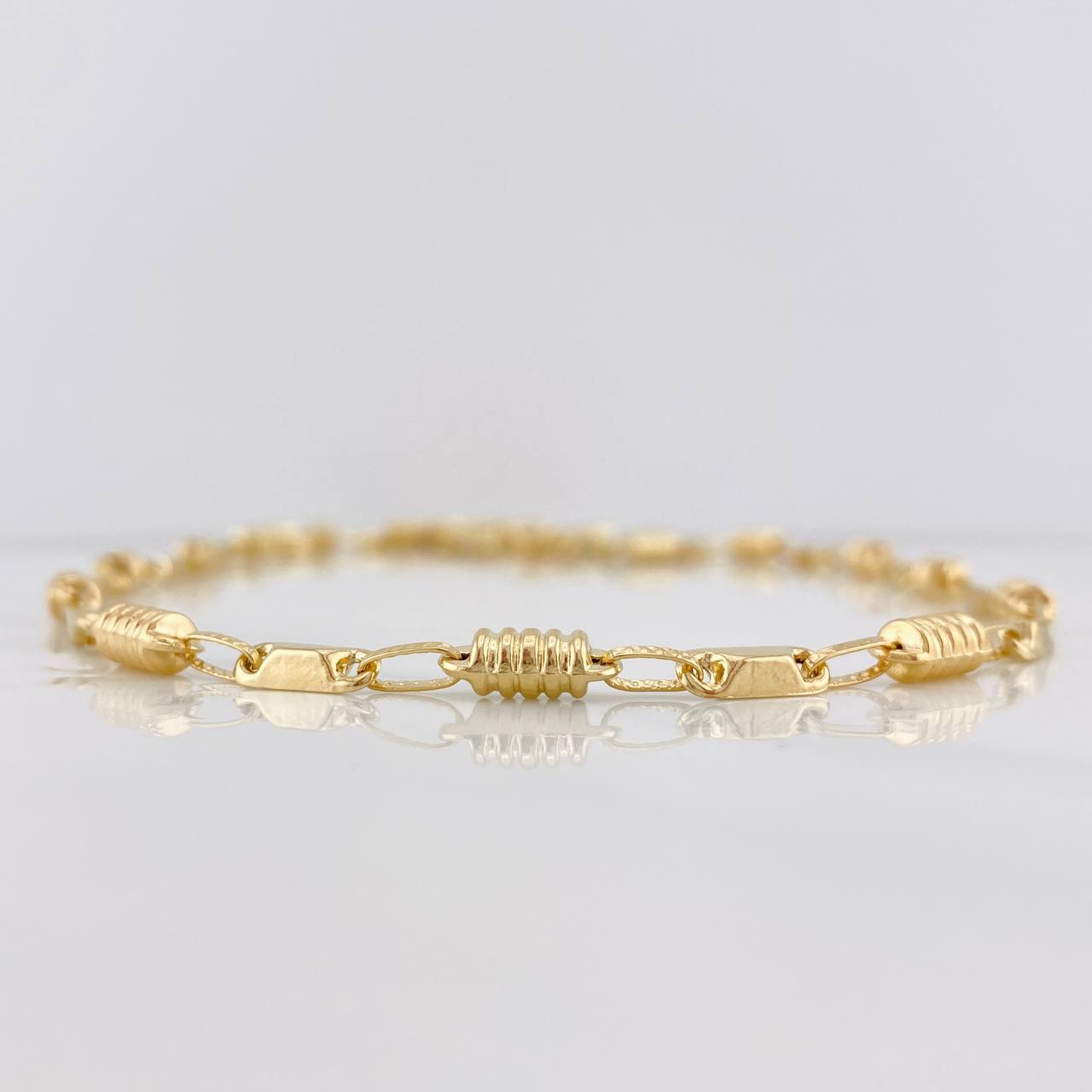 Cadena Barril Eslabon 11.85g / 62cm / 3.57mm Oro Amarillo 18K