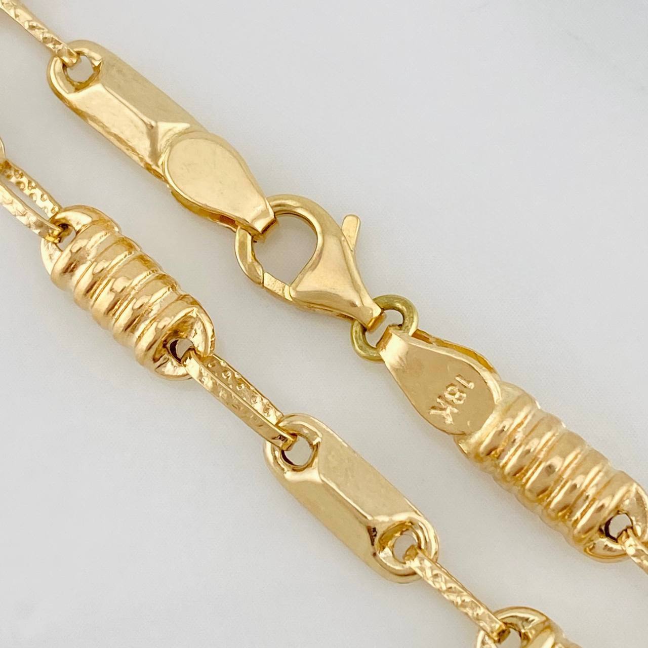Cadena Barril Eslabon 11.85g / 62cm / 3.57mm Oro Amarillo 18K