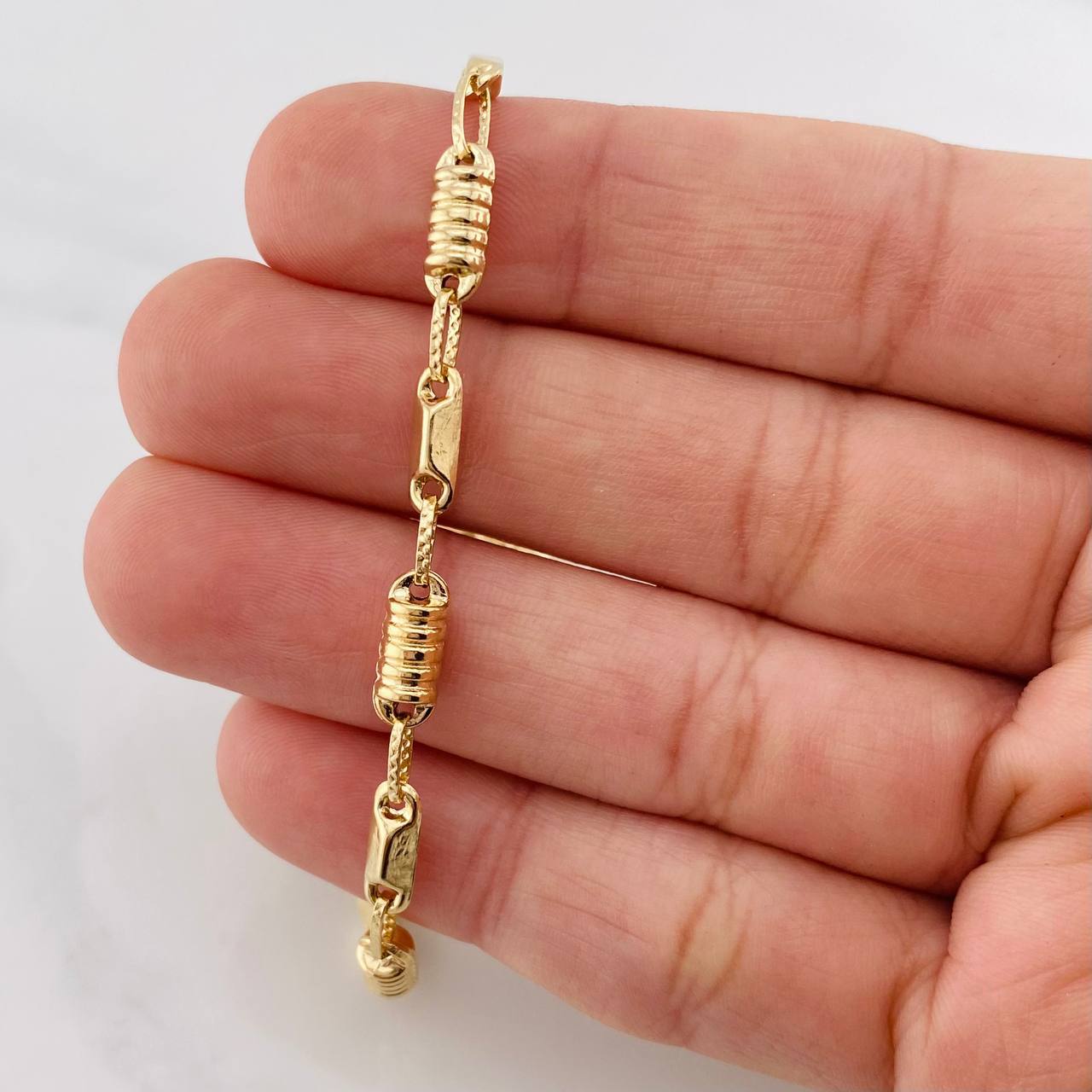 Cadena Barril Eslabon 11.85g / 62cm / 3.57mm Oro Amarillo 18K