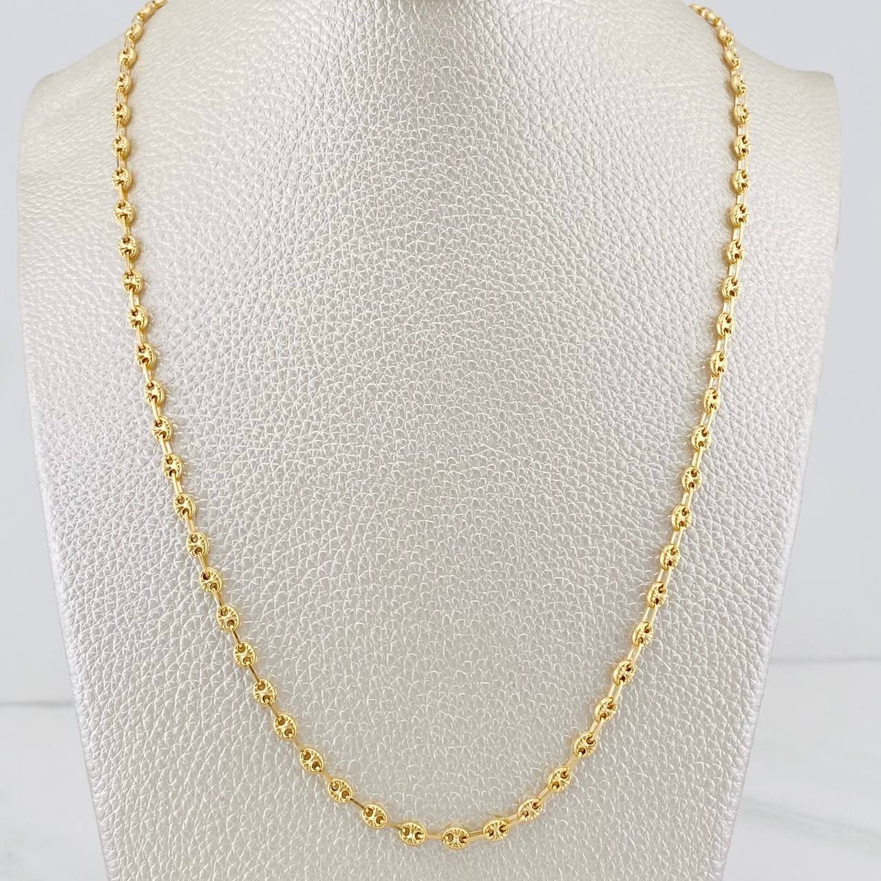 Cadena Gc Diamantada 5g / 46cm / 3.2mm Oro Amarillo 18K