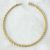 Pulso Lazo 2.4gr / 21cm / 2.7mm Oro Amarillo +3 18K *