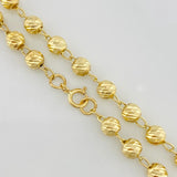 Pulso Militar 3.15g / 19cm / 4mm Oro Amarillo 18K