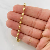 Pulso Militar 3.15g / 19cm / 4mm Oro Amarillo 18K