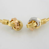 Pulso Aro Nudo 4.25g / 18.5cm / 2.1mm Tres Oros 18K
