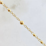 Rosario Virgen Milagrosa 6.35gr / 55cm / Oro Amarillo 18K
