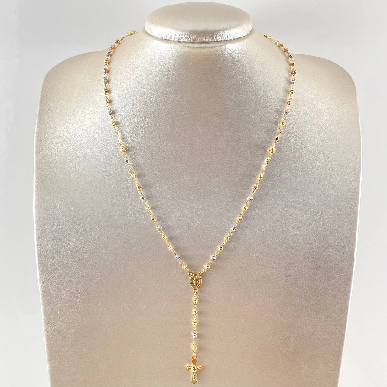 Rosario Virgen Milagrosa 6.75gr / 50cm / Tres Oros 18K