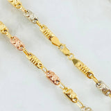 Cadena Rustica 14.5gr / 60cm / Tres Oros 18K ©