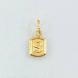 Dije Letra S 0.35gr / 1.5cm / Oro Amarillo 18K
