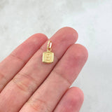 Dije Letra S 0.3gr / 1.5cm / Oro Amarillo 18K *