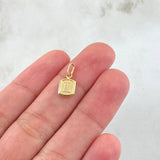Dije Letra L 0.3gr / 1.5cm / Oro Amarillo 18K