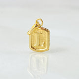 Dije Letra L 0.35gr / 1.5cm / Oro Amarillo 18K