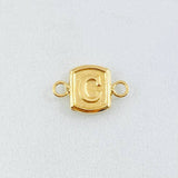 Herraje Letra C 0.25gr / 1.2cm / Oro Amarillo 18K