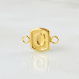 Herraje Letra C 0.25gr / 1.2cm / Oro Amarillo 18K