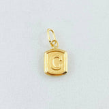 Dije Letra C 0.35gr / 1.5cm / Oro Amarillo 18K *