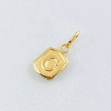 Dije Letra C 0.35gr / 1.5cm / Oro Amarillo 18K *