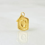 Dije Letra C 0.35gr / 1.5cm / Oro Amarillo 18K *