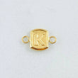 Herraje Letra K 0.3gr / 1.2cm / Oro Amarillo 18K ©