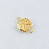 Herraje Letra K 0.25gr / 1.2cm / Oro Amarillo 18K