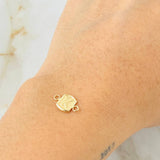 Herraje Letra K 0.25gr / 1.2cm / Oro Amarillo 18K