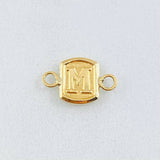 Herraje Letra M 0.3gr / 1.2cm / Oro Amarillo 18K