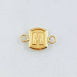 Herraje Letra M 0.25gr / 1.2cm / Oro Amarillo 18K *