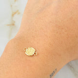 Herraje Letra M 0.25gr / 1.2cm / Oro Amarillo 18K *