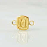 Herraje Letra M 0.3gr / 1.2cm / Oro Amarillo 18K