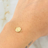 Herraje Letra J 0.3gr / 1.2cm / Oro Amarillo 18K