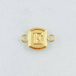 Herraje Letra E 0.3gr / 1.2cm / Oro Amarillo 18K *