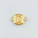 Herraje Letra E 0.3gr / 1.2cm / Oro Amarillo 18K *