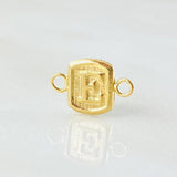 Herraje Letra E 0.25gr / 1.2cm / Oro Amarillo 18K *