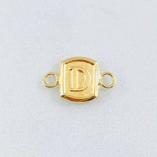 Herraje Letra D 0.3gr / 1.2cm / Oro Amarillo 18K