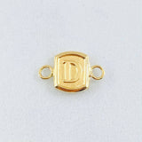 Herraje Letra D 0.3gr / 1.2cm / Oro Amarillo 18K ©
