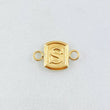 Herraje Letra S 0.3gr / 1.2cm / Oro Amarillo 18K