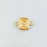 Herraje Letra S 0.3gr / 1.2cm / Oro Amarillo 18K