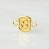 Herraje Letra S 0.3gr / 1.2cm / Oro Amarillo 18K