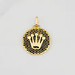 Dije Corona 3.6g / 2.7cm Oro Amarillo 18K