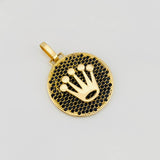 Dije Corona 3.6g / 2.7cm Oro Amarillo 18K