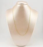 Cadena Marinera 2.5gr / 50cm / 1.7mm Oro Amarillo +3 18K