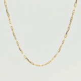 Cadena Marinera 2.4gr / 50cm / 1.7mm Oro Amarillo +3 18K