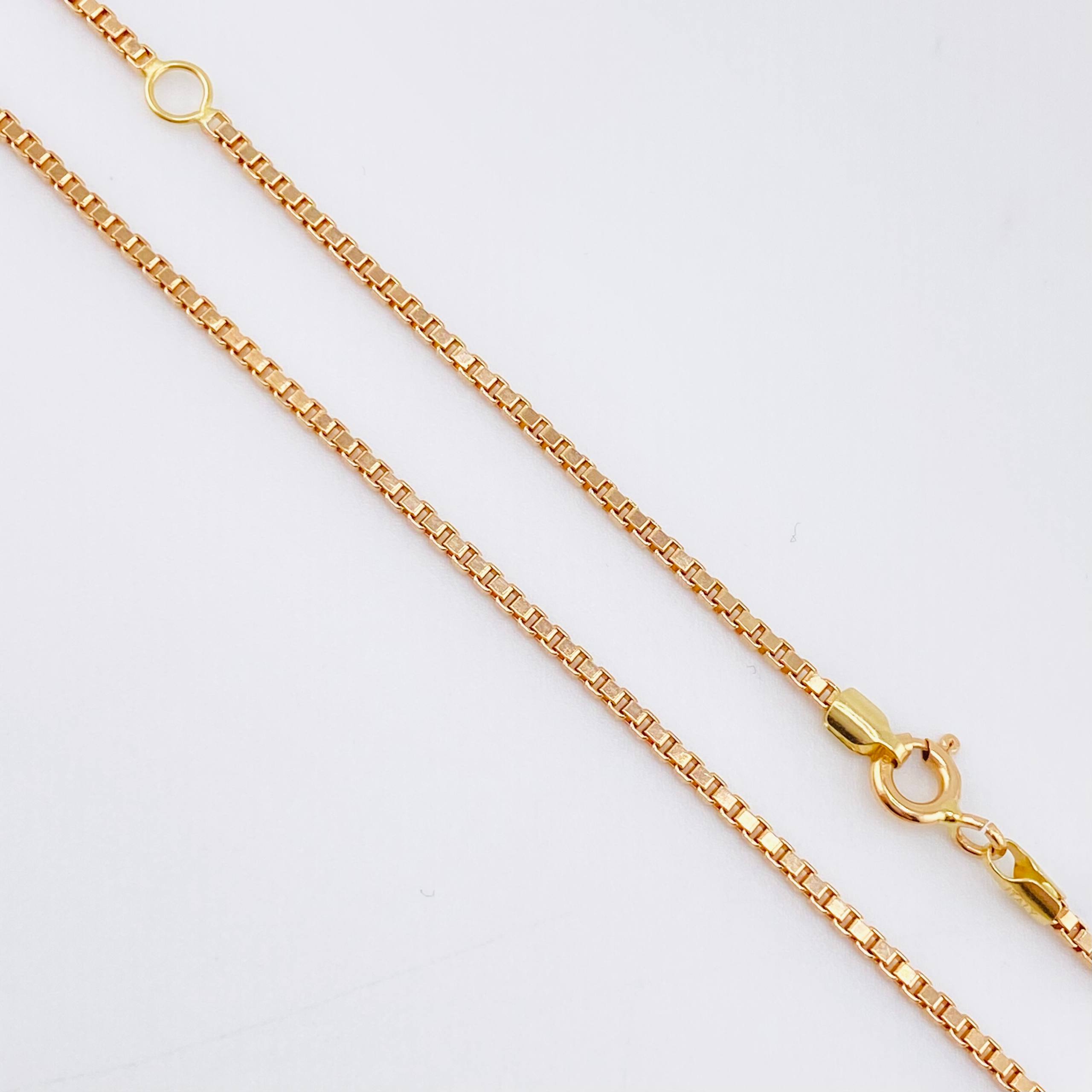 Cadena Veneciana 7.2gr / 50cm / 1.4mm Oro Rosa +3 18K ©