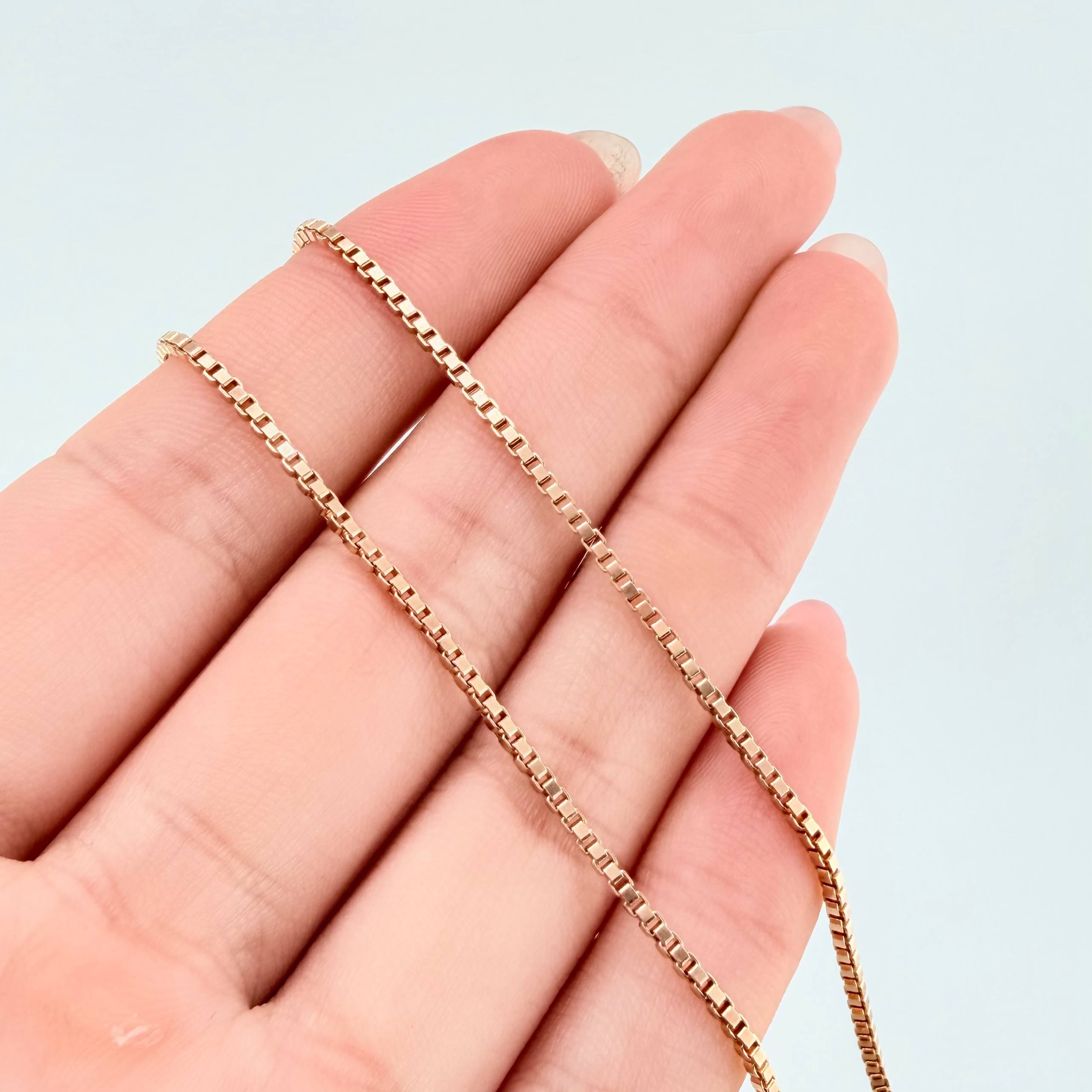 Cadena Veneciana 7.2gr / 50cm / 1.4mm Oro Rosa +3 18K ©