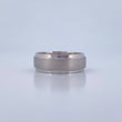 Anillo Argolla 7.5gr / T9 3/4 / Matizada Oro Blanco 18K $